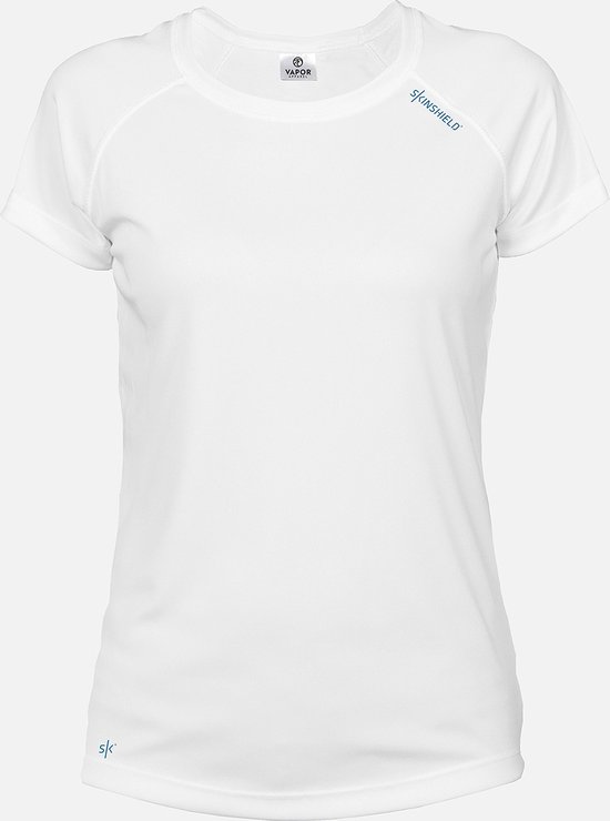Vapor Apparel - UV-shirt met korte mouwen voor dames - wit - maat XL