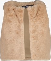 TwoDay meisjes gilet van imitatiebont beige - Maat 98/104