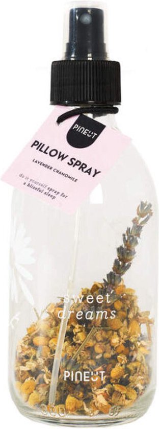 Pineut ® Pillow Spray Lavendel & Kamille 250 ml - Pillow Mist - Maak je eigen Kussenspray - Lavendel Spray -Slaap Spray - Origineel Cadeau - Slaap Zacht