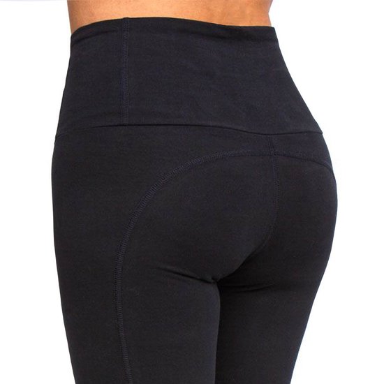 Dancer Dancewear® Hot Bikepants dames - Langere hotpants Zwart Viscose - Kort strak broekje - Dans en sport - Maat 34 - Maat XS van Dancer Dancewear — afbeelding 2