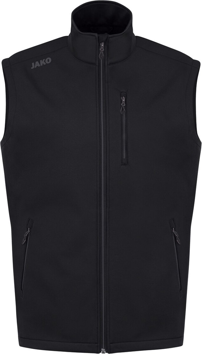 Jako Softshell Premium Bodywarmer Heren Zwart
