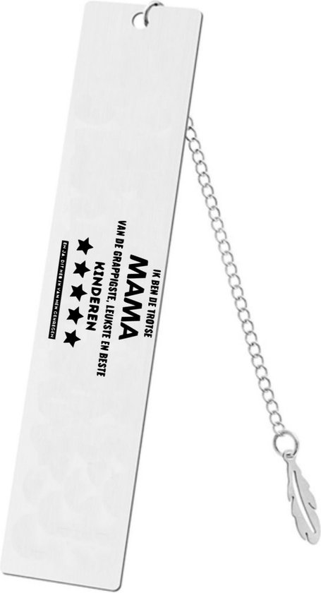 Akyol - Je suis la fière maman du marque-page pour enfants le plus drôle, le plus gentil et le meilleur - Maman - membres de la famille avec une mère - cadeau