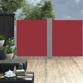 The Living Store Zijluifel Grote - Rood 100% Polyester - 140 x (0-600) cm