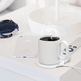 Koffie mok 2 in 1 temperatuur regeling en draadloos opladen