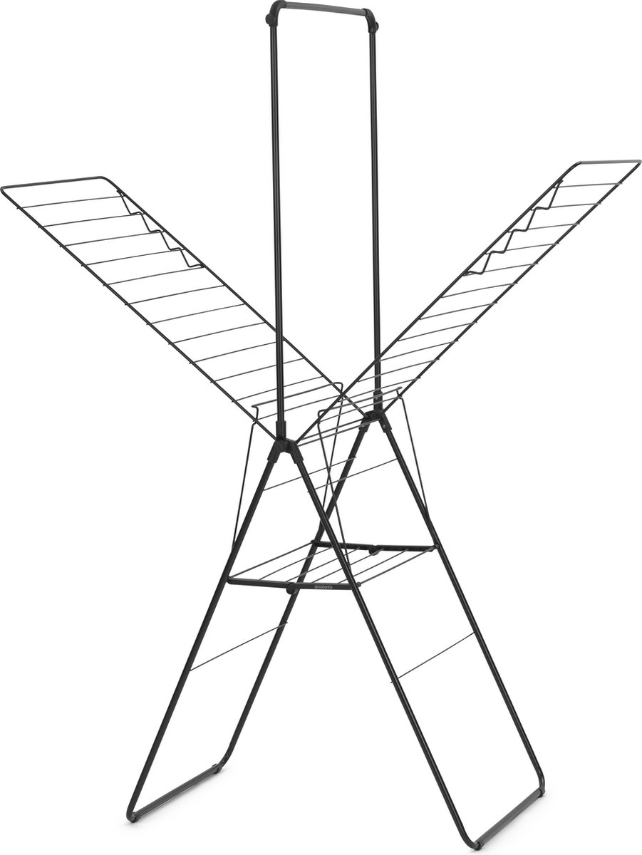Brabantia HangOn Droogrek 25 Meter - Matt Black