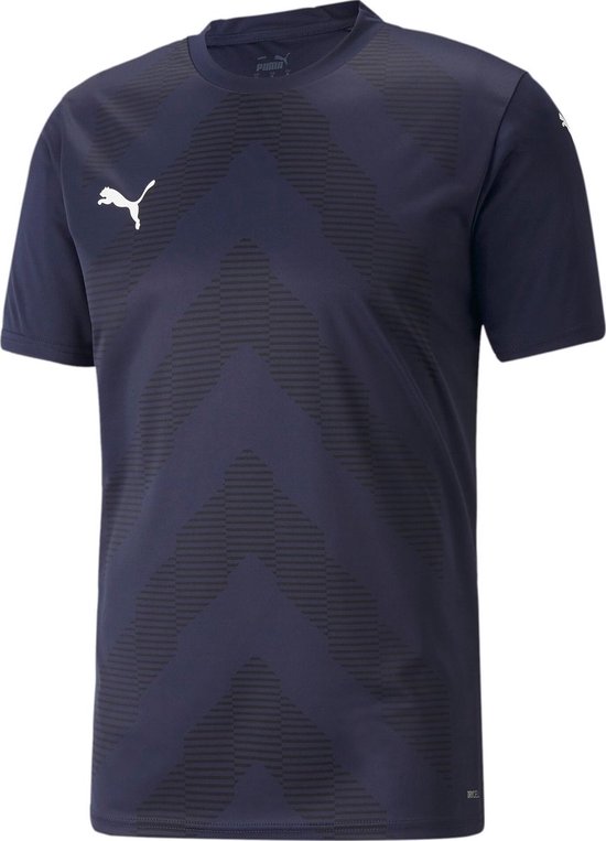 Puma Teamglory Shirt Korte Mouw Heren - Marine | Maat: XL