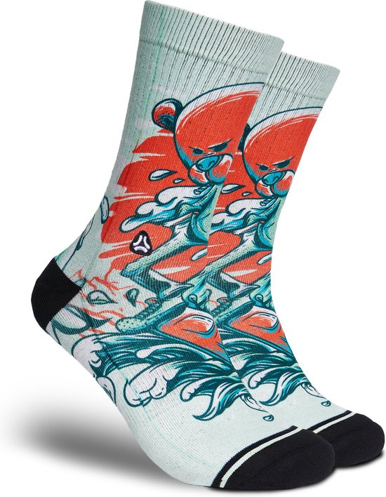 FLINCK Sportsokken - TED - Maat 36-38 - Unisex - Heren Sokken - Dames Sokken - Naadloze sokken - Crossfit Sokken - Hardloop Sokken - Fitness Sokken - Fietssokken