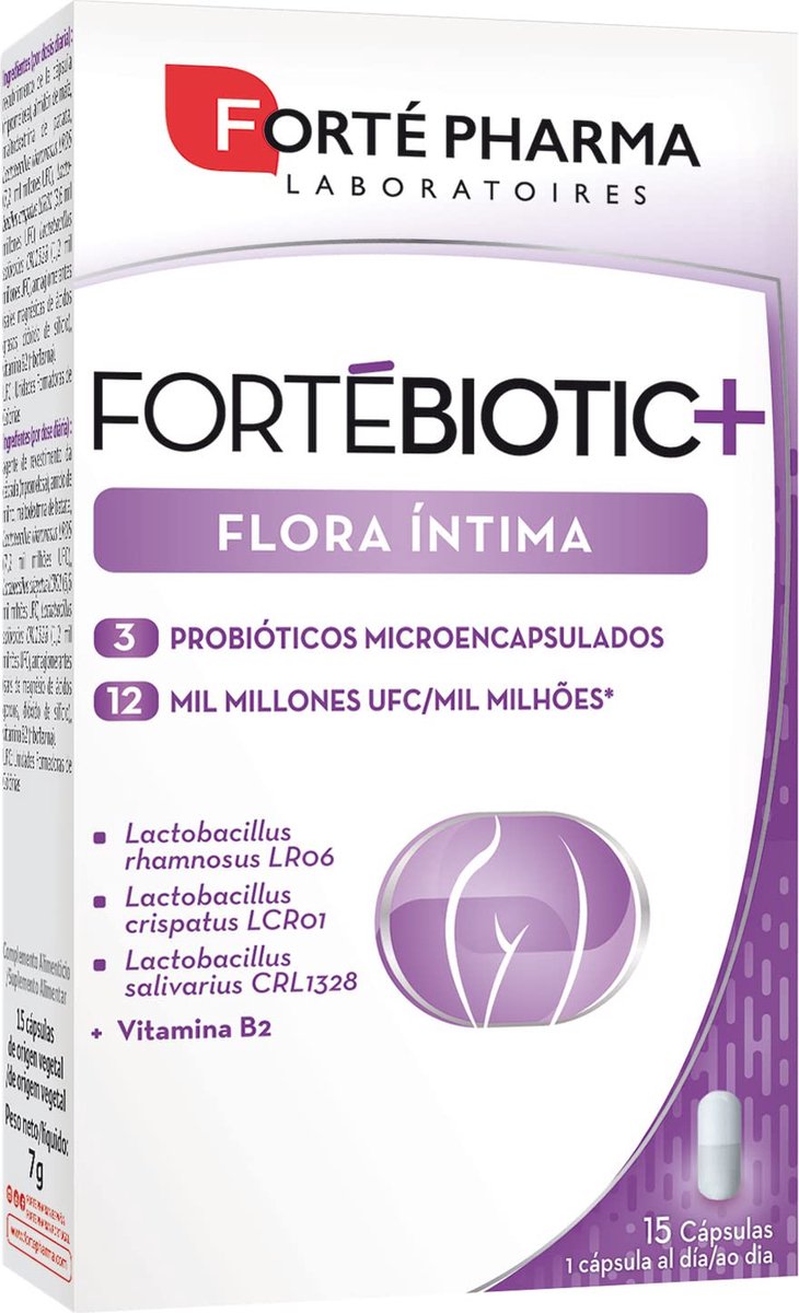 Goedkoopste Forté Pharma Fortebiotic Intimate Flora 15 Capsules