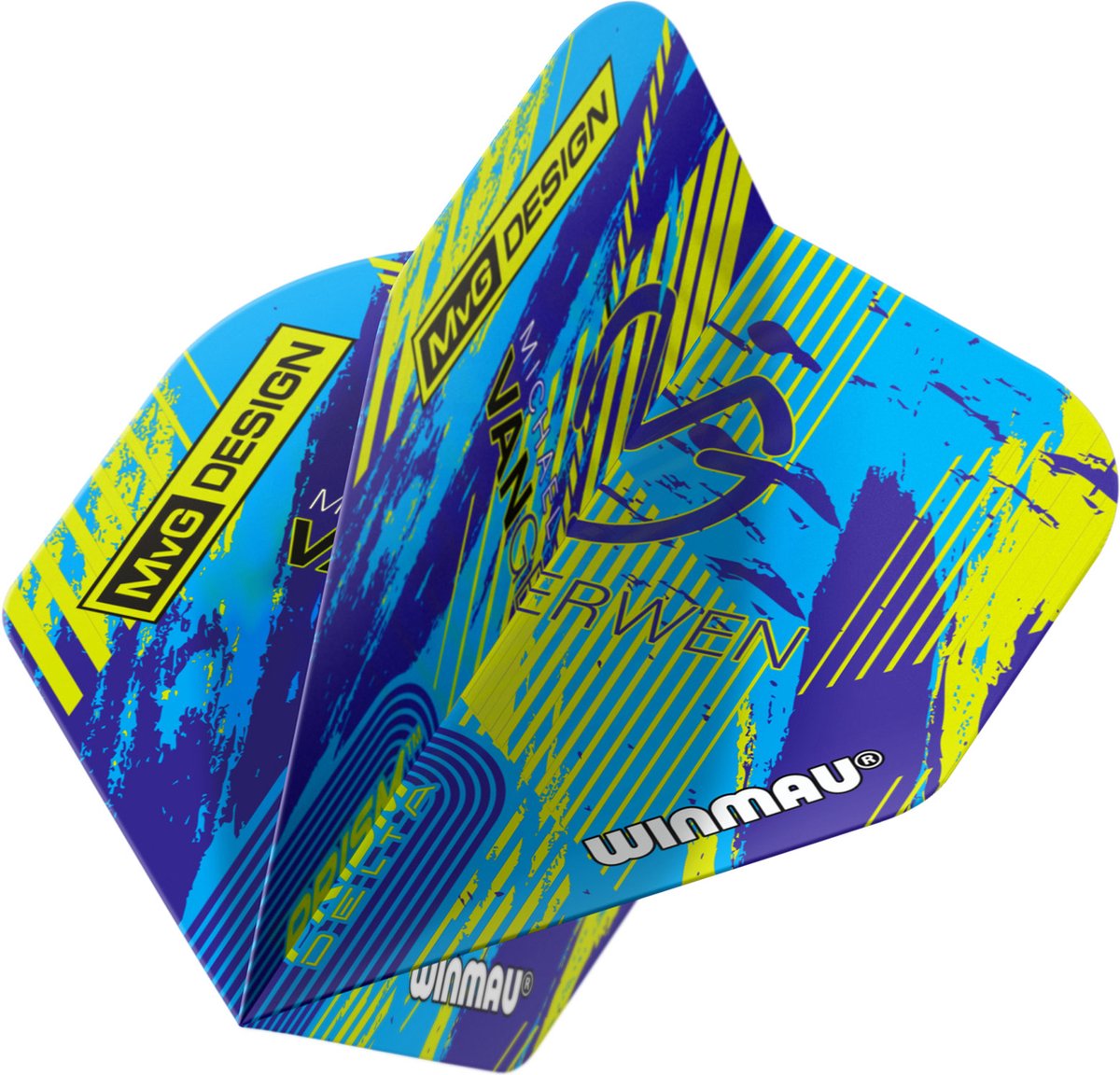 WINMAU - Prism Delta MVG Prism V4 dart vluchten - 1 sets per pakket (3 dartvluchten in totaal)