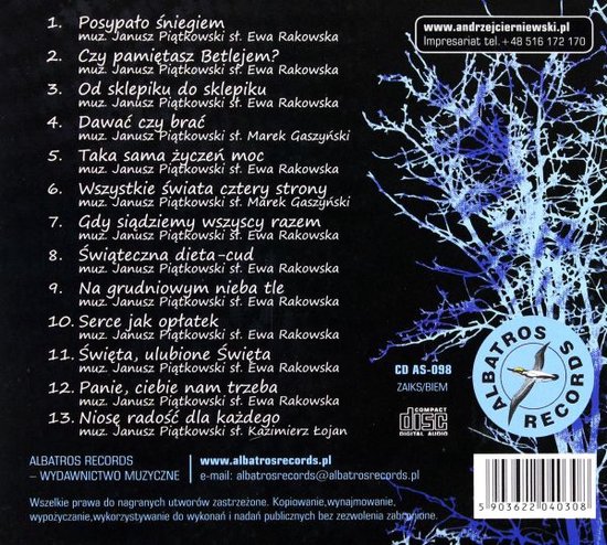Cierniewski, Andrzej : Pastorałki [CD]