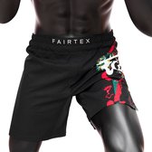 Fairtex AB13 Wild Board Shorts - MMA Shorts - zwart/rood/groen - maat XL
