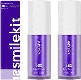 Smilekit V34 Color Corrector Duo Pack - Dents Witte - Dentifrice Violet - Blanchiment des Dents - Hismile