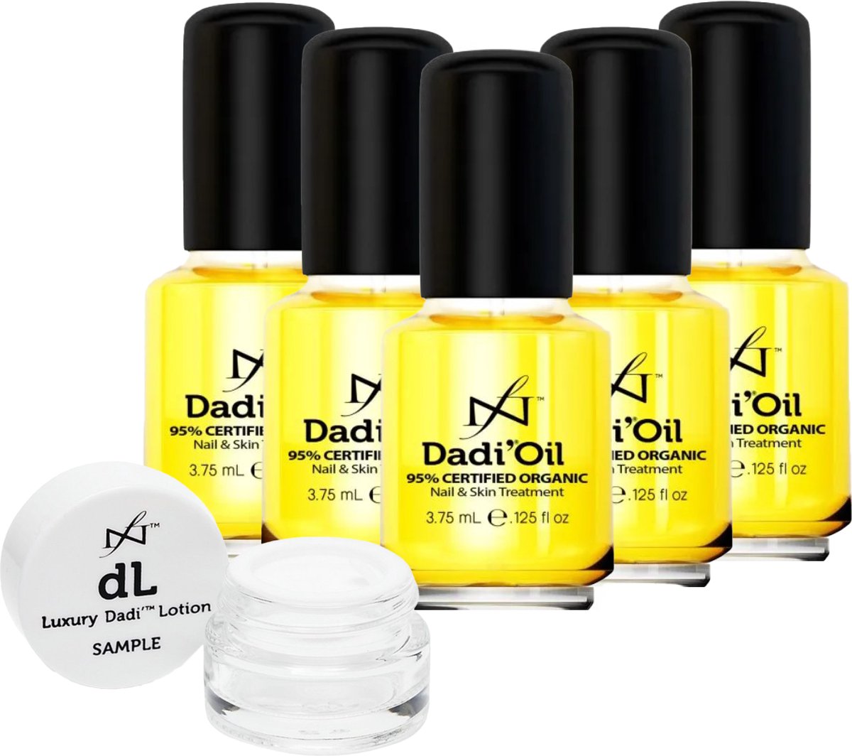 Famous Names DADI’ OIL - Verzorgende Olie - Nagelriem & Huid - (5X) 3.75 ML - Met Gratis Lotion - SUPER DEAL!