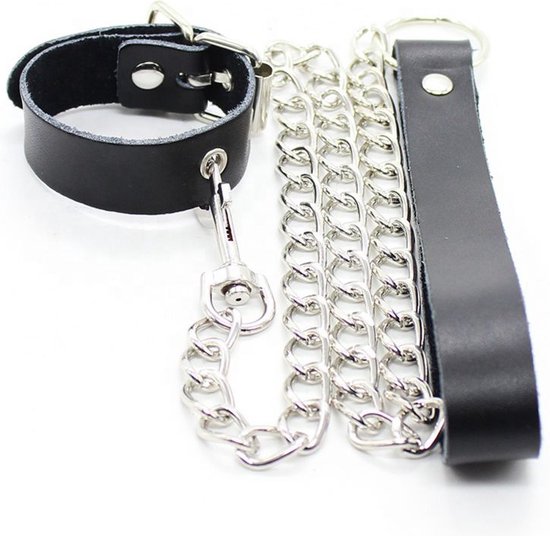 Penis Strap with chain black ( penisriem met ketting)