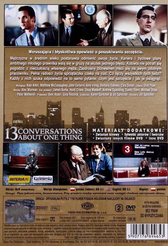 Thirteen Conversations About One Thing [DVD] - 