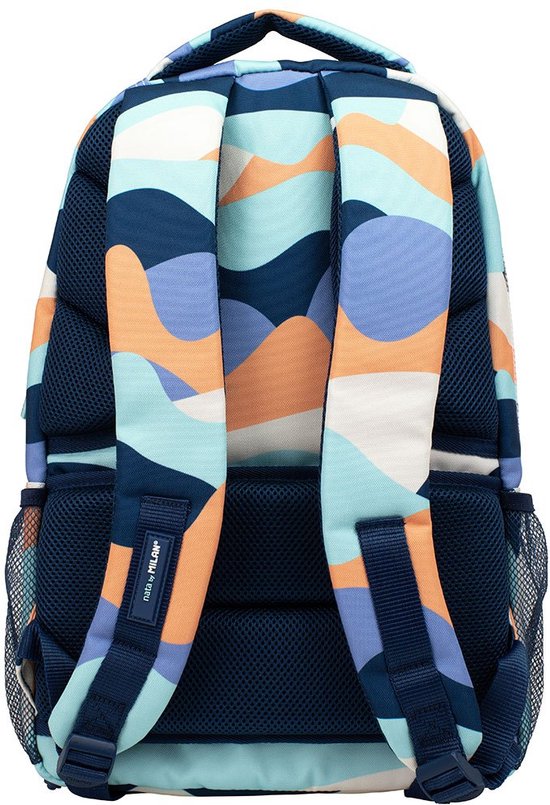 TOTTO Blue school backpack and football player - Crayoles