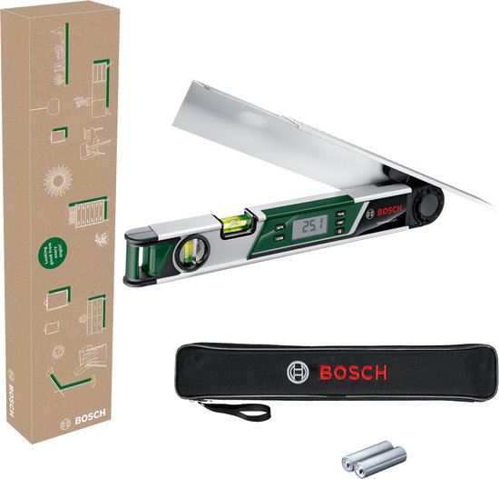 Foto: Bosch universalangle hoekmeter inclusief batterijen opbergetui