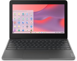 Lenovo 100e Chromebook Gen 4 MediaTek 520 29,5 cm (11.6") HD 4 GB LPDDR4x-SDRAM 32 GB eMMC Wi-Fi 6 (802.11ax) ChromeOS Engels Grijs