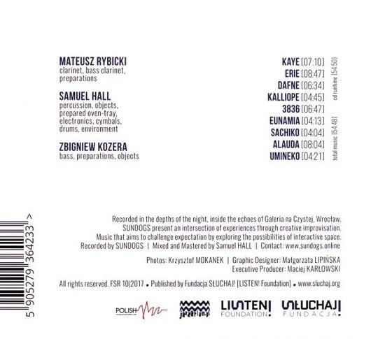 Mateusz Rybicki & Samuel Hall & Zbigniew Kozera: Sundogs [CD], | CD ...
