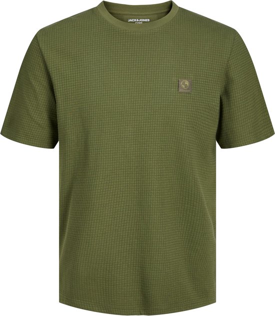 Jack & Jones T-shirt Jcostructured Tee Ss Crew Neck Smu 12245633 Olive Branch Mannen Maat - L