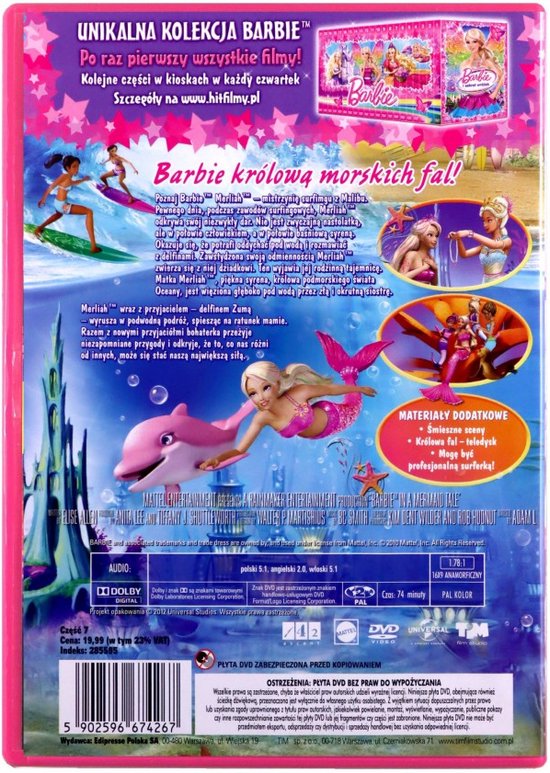 Barbie in een zeemeermin avontuur [DVD] (Dvd), Kathleen Barr, Nicole Oliver, Tabitha... bol