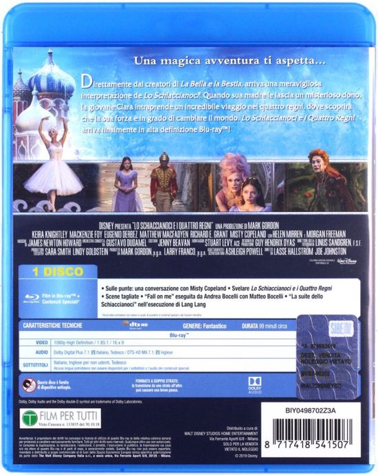 Casse-Noisette et les Quatre Royaumes [Blu-Ray]