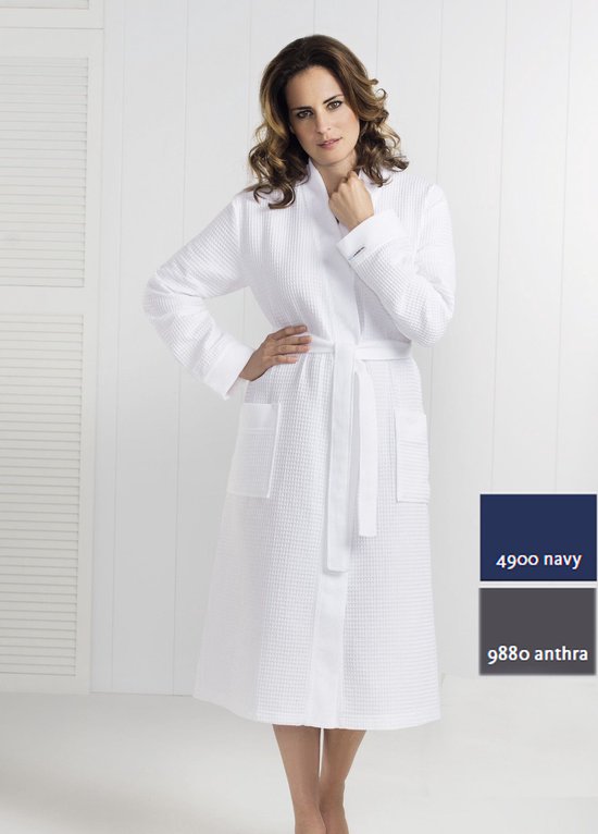 Taubert Thalasso Heren Pique Kimono - White L
