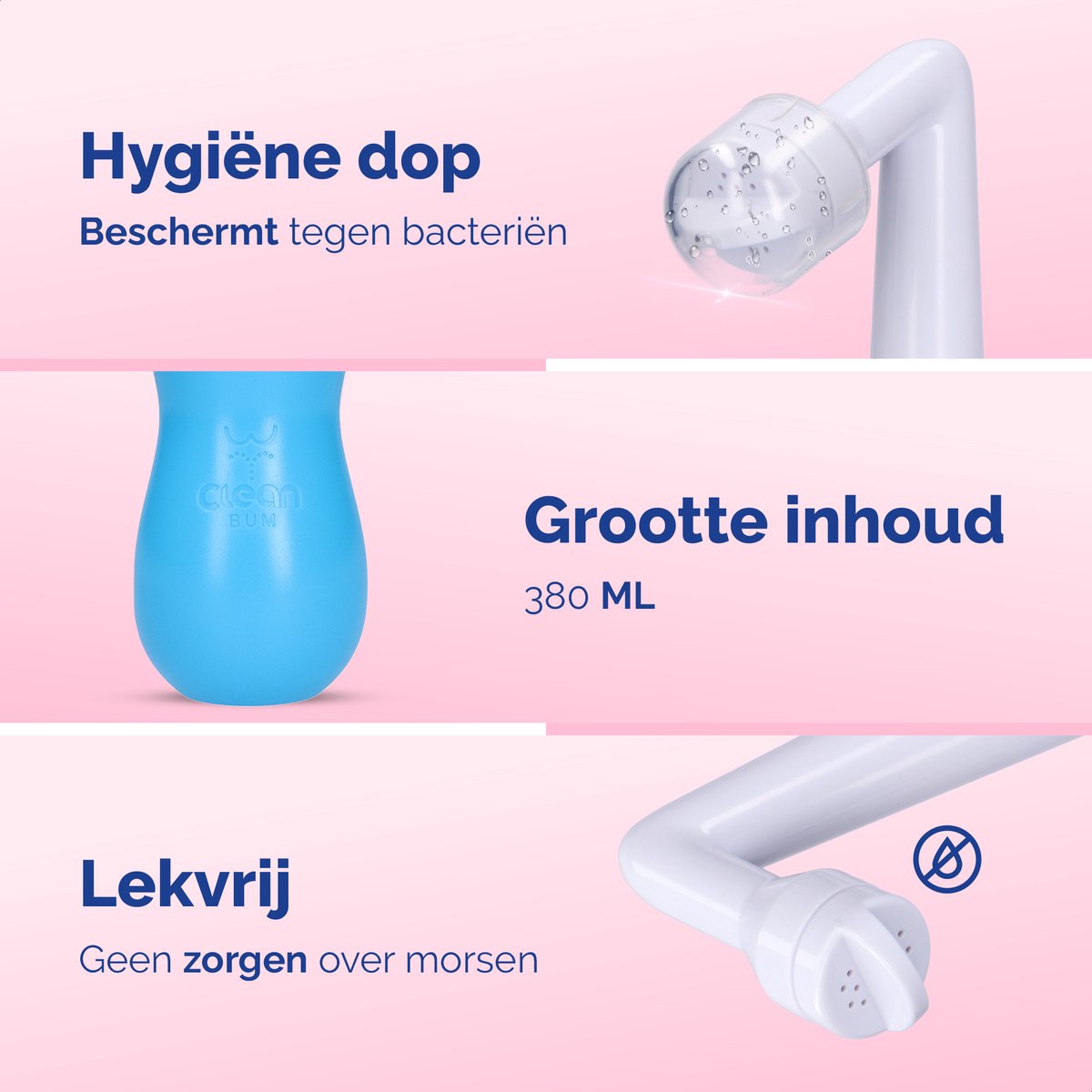 Draagbare reisbidet - 500ML Vrouwelijke Postpartum Wasfles,Draagbare Bidet Met Opbergtas Voor Reizen Knijp Gebruik Persoonlijke Hygiëne Vrouwelijke Reis Bidet Gusengo