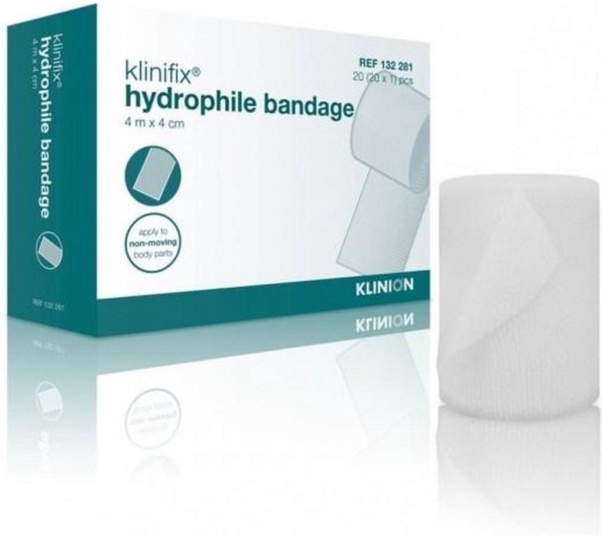 Goedkoopste Klinifix Hydrofiel fixatiewindsel 4m x 4cm Klinion