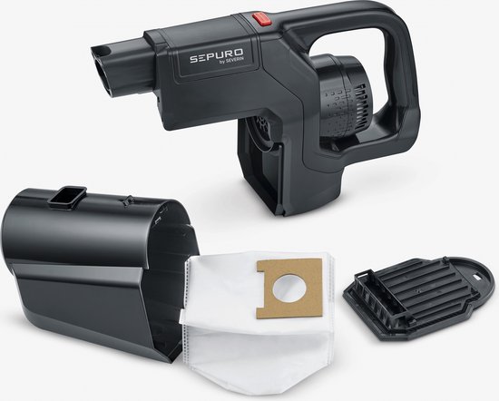 Severin HV 7187 aspirateur balai et balai électrique Sac à poussière 1 L 450 W Noir