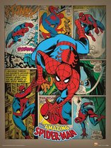 Spider-Man Retro Art Print 30x40cm | Poster