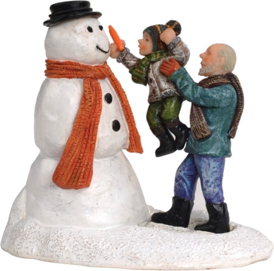 Luville - Tom and grandfather in the snow - Kersthuisjes & Kerstdorpen