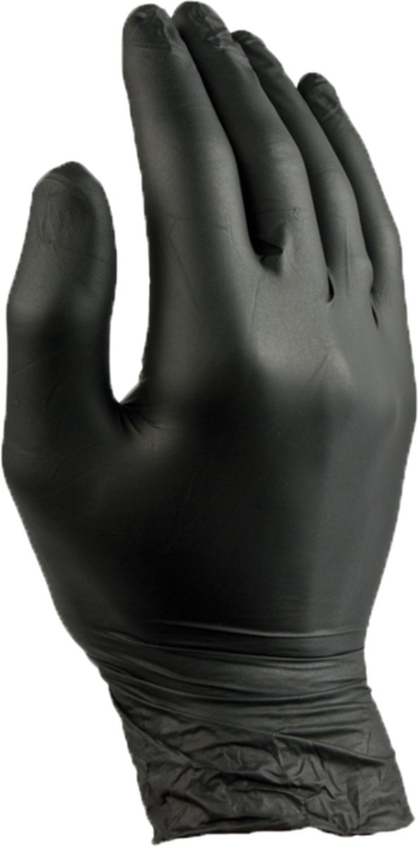 Goedkoopste ComFort Handschoen | Nitril | ongepoederd | M | zwart | 100 stuks