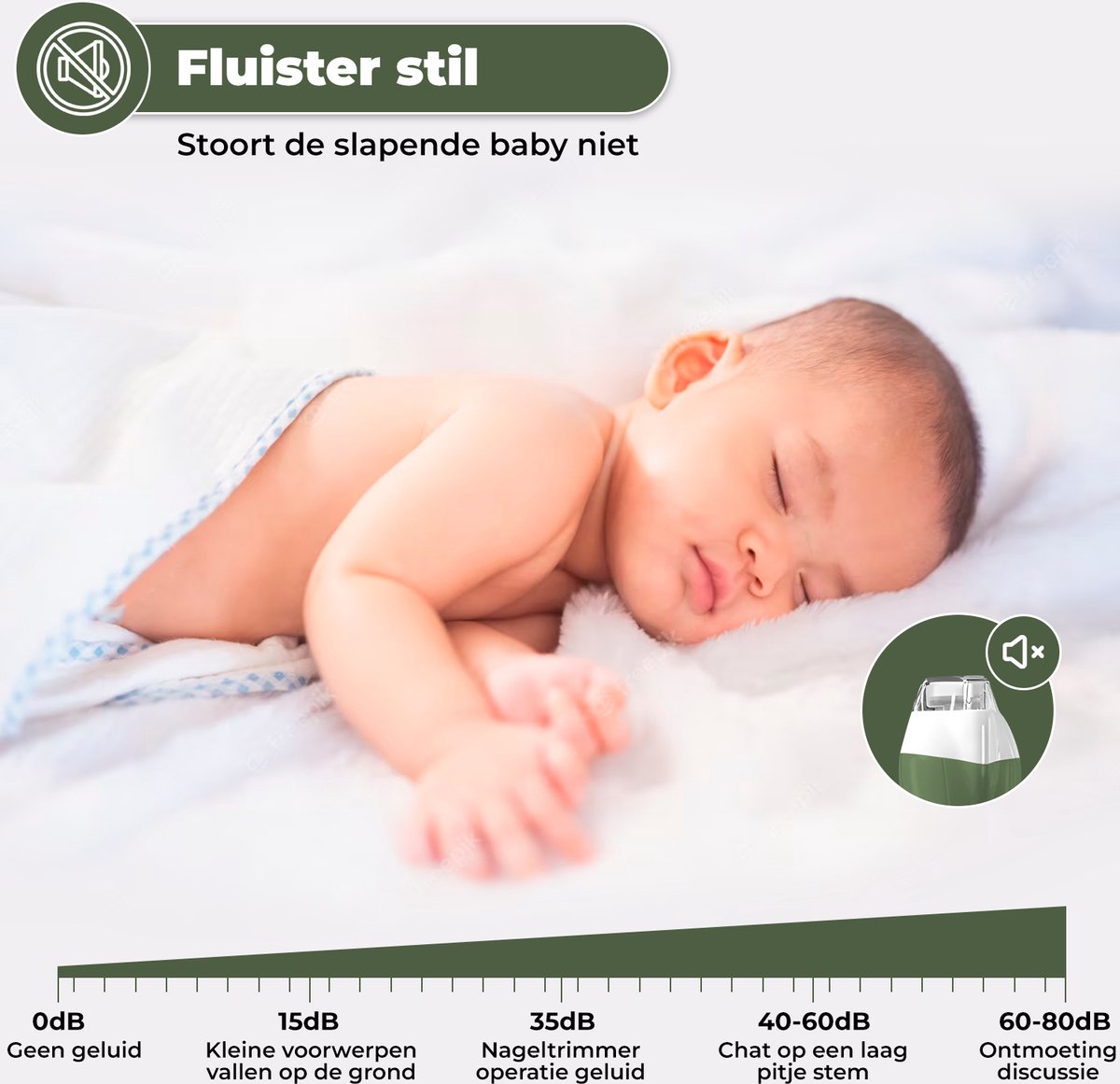 Luxegoed - Nagelvijl set - Nagel vijl set - Electrische Baby Nagel Vijl - Veilig nagels verzorgen met LED licht voor baby, peuter, kinderen en volwassenen - met 6 verschillende vijlen en verstelbare snelheden — cadeau in Verzorging - foto 6