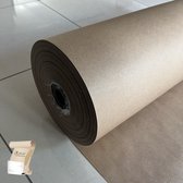 Kraftpapier op rol - 60cmx400m (12 kg) - 50 gram/m2 - Bruin