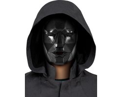 Funidelia | Squid Game Masker Voor Man Officieel Netflix voor vrouwen en mannen - Films & Series, Netflix, Il gioco del calamaro - Accessoires voor Volwassenen, kostuum accesoires - Zwart