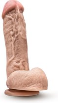 Lusty Dildo - Dildo Met ballen 21 cm - Geaderde Dildo - Relastische dildo