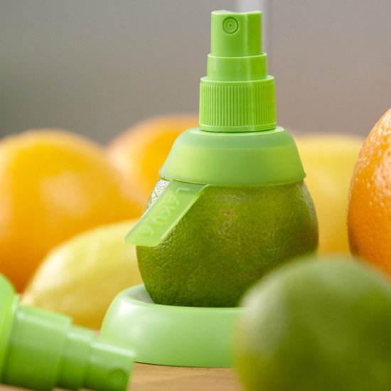 Metaltex Citruspers / Citrusspray met citroenhouder - Groen van Tomado - Metaltex — afbeelding 2