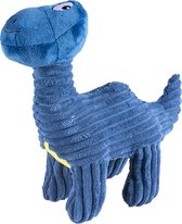 Duvoplus - Speelgoed Voor Dieren - Hond - Pluche Dino Brontosaurus Corduroy 25x11x25cm Blauw - 1st
