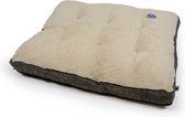 Duvoplus - Dierenkussen - Hond - Kussen Rechthoekig Fleece Ergo S - 58x45x0cm Grijs/wit - 1st