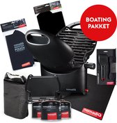 nomadiQ BOATING barbecue pakket - de ultieme gas barbecue inclusief accessoires voor op de boot
