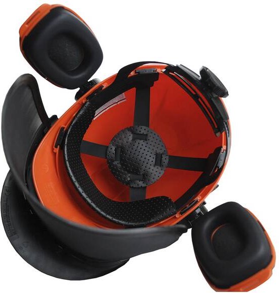 CASQUE FORESTIER FUNCTIONAL ORANGE FLUO