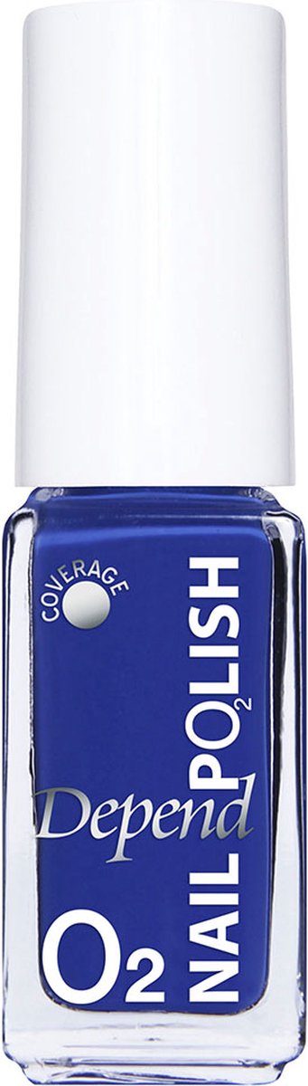 Depend Cosmetic | O2 Nail Polish | Nagellak | Kobaltblauw| kleurnr.535 | 5ml