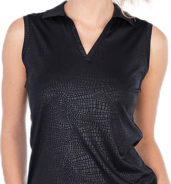 Func Factory dames Poloshirt Tone zwart maat 38 van Func Factory — afbeelding 4