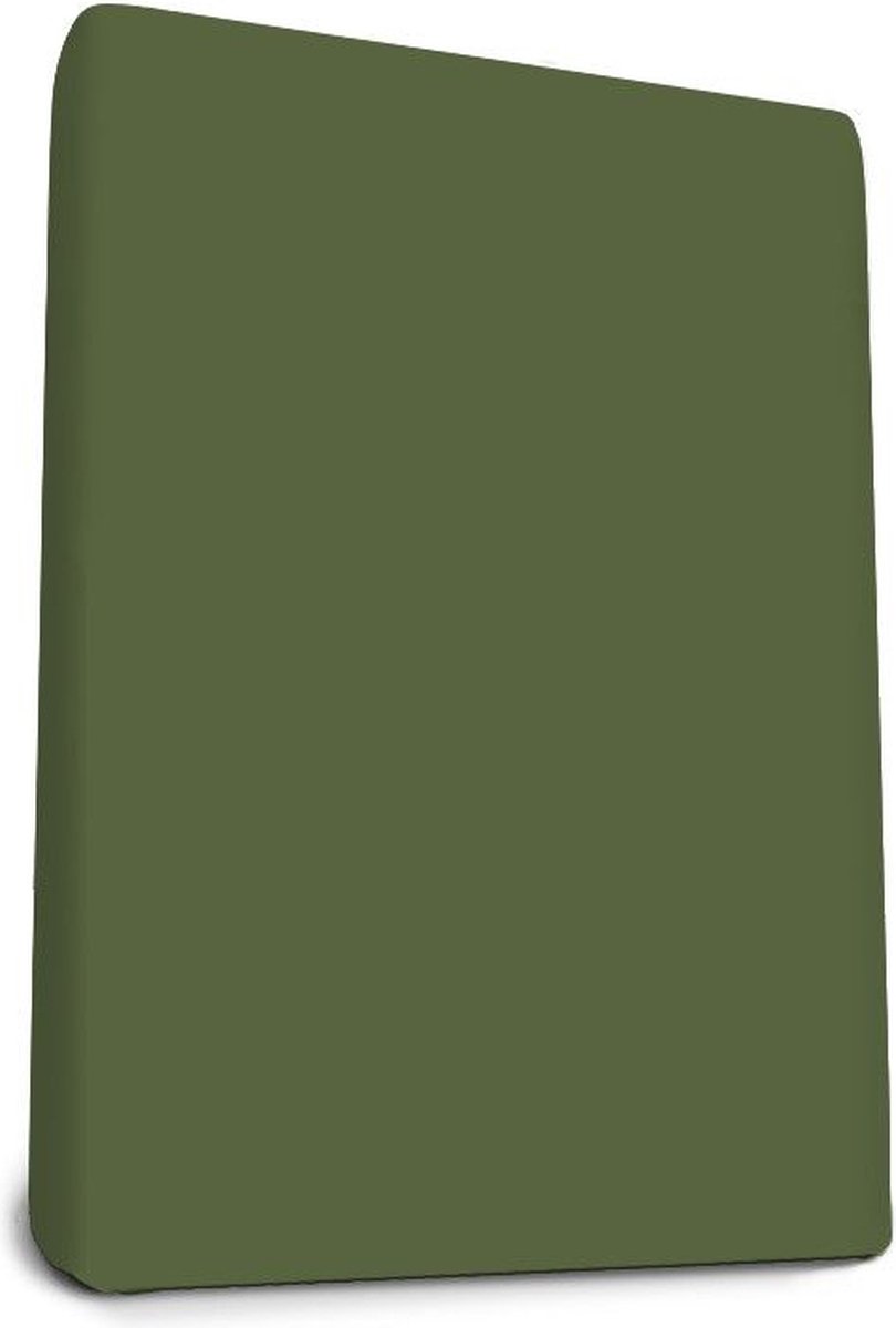 Adore Hoeslaken Percaline Topper katoen Groen 90 x 200 cm
