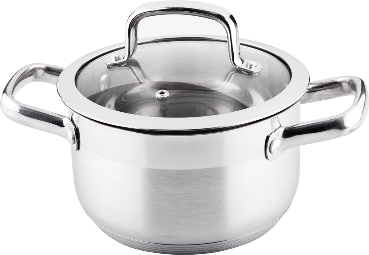 Lamart LTSS1810 steelpan 2,5 l Rond Roestvrijstaal