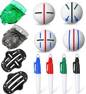 BOTC Golf Accessoires – Golfbal marker – Stift - Markeren - Zwart