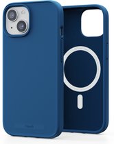 Njord Collections 100% GRS telefoonhoesje - Geschikt voor iPhone 15 – 100% GRS Telefoonhoesje van 100% Gerecyled Plastic - Duurzaam Telefoonhoesje - 2m valbescherming - Mag Compatibel – Blauw