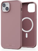 Njord Collections 100% GRS telefoonhoesje - Geschikt voor iPhone 15 Plus – Gerecyled Plastic - Duurzaam Telefoonhoesje - 2m valbescherming - Mag Compatibel – Roze