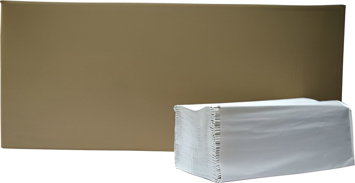Papieren Handdoeken - Rerecycled - Z-vouw - 1-laags - 23x25cm - 5000 stuks